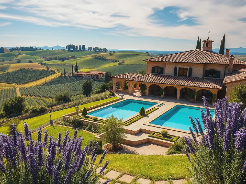 Luxury villa Tuscany